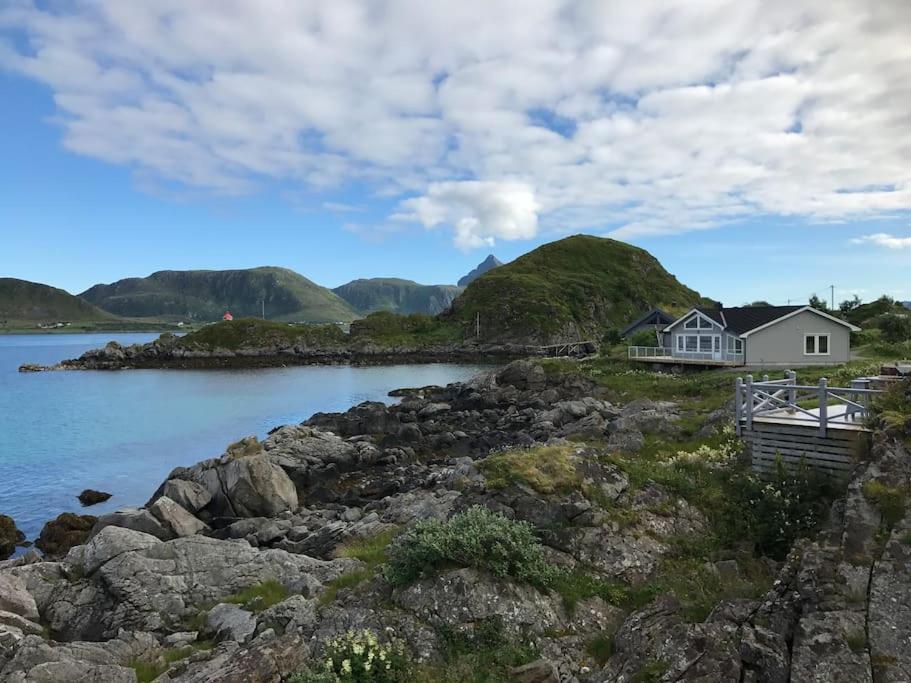 Hytte Ved Sjoen Napp Buitenkant foto