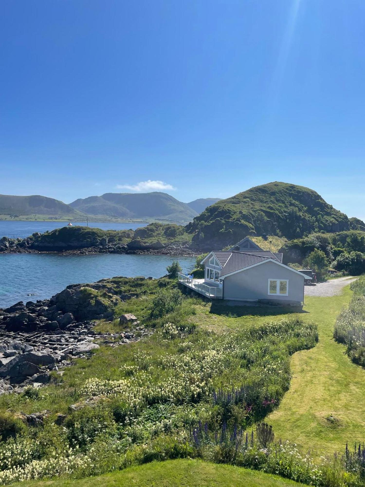 Hytte Ved Sjoen Napp Buitenkant foto