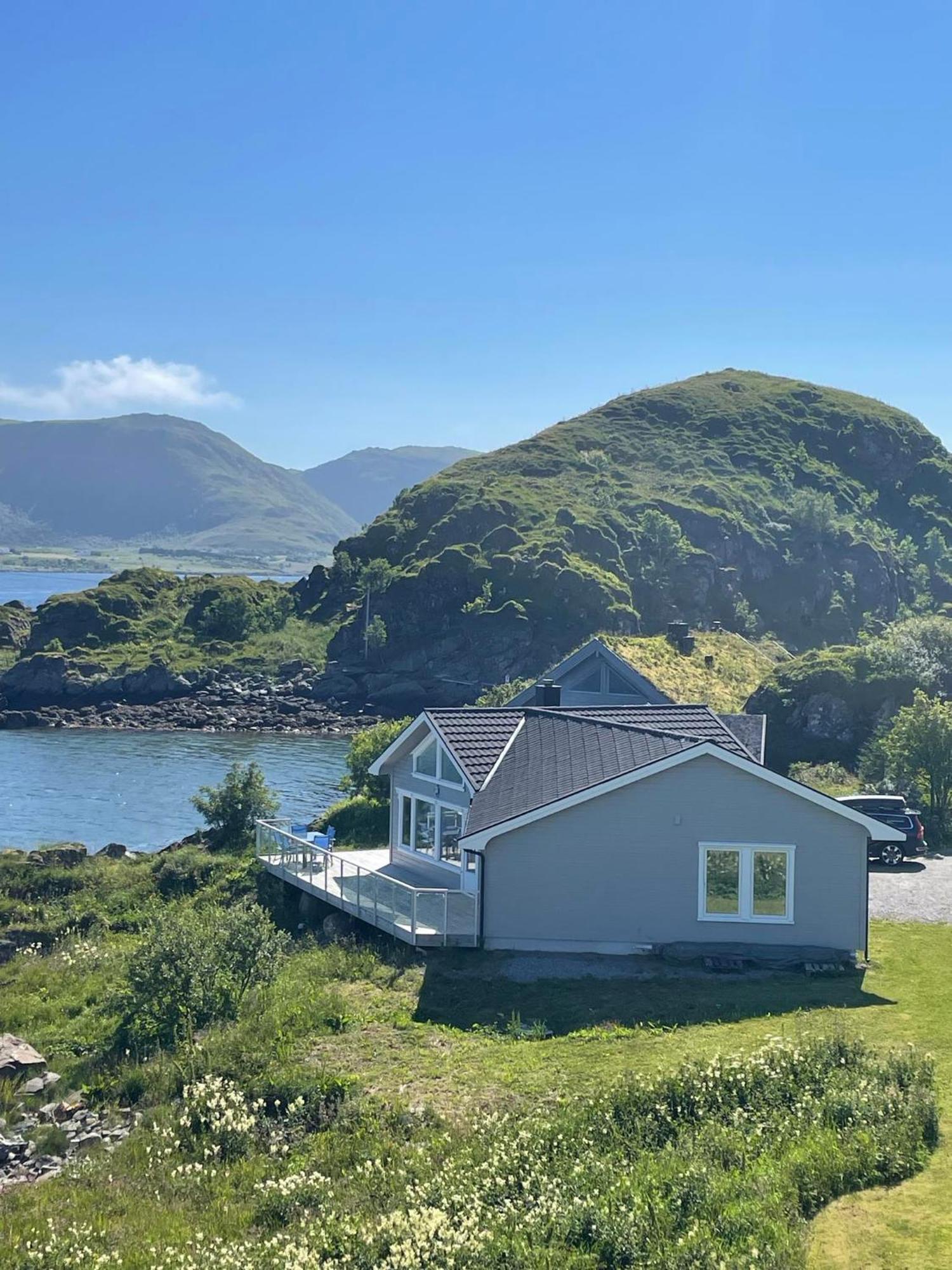 Hytte Ved Sjoen Napp Buitenkant foto