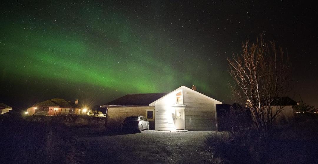 Hytte Ved Sjoen Napp Buitenkant foto